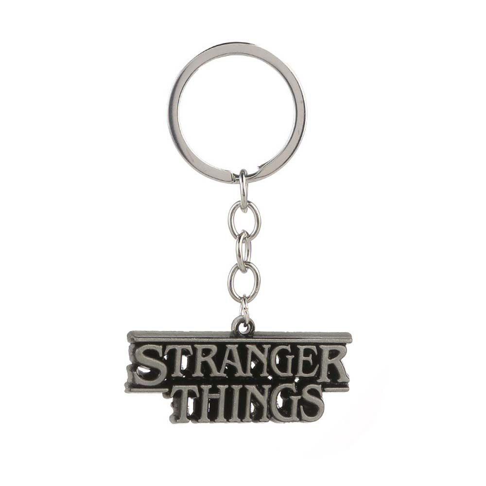Móc Khóa Hình Logo Stranger Things Dễ Thương