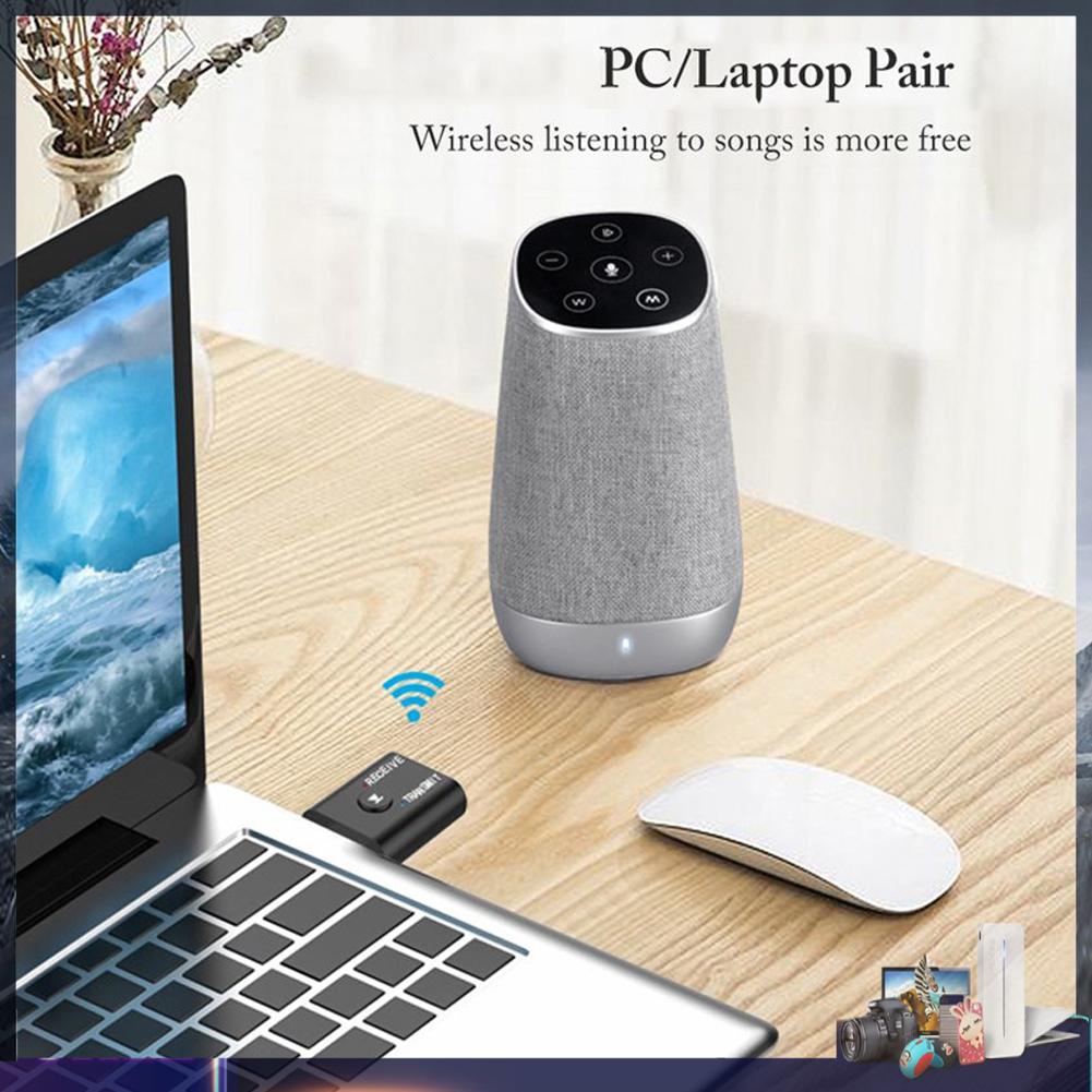 Thiết bị nhận truyền âm thanh Bluetooth 5.0+EDR TR6 USB cho xe hơi TV PC