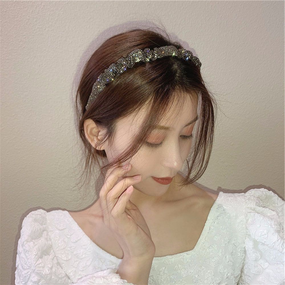 Cài tóc xếp ly nhiều màu tùy chọn sành điệu