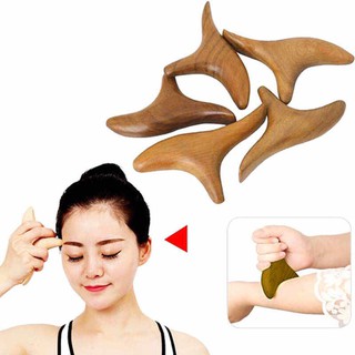 Dụng Cụ day ấn Huyệt Mát xa chim én Gỗ thơm- Hỗ trợ điều trị bệnh xương khớp, hàng loại 1
