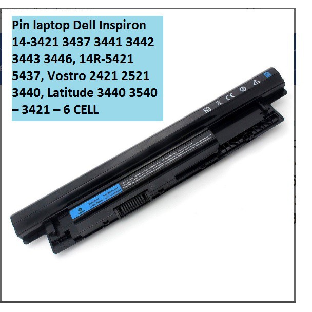 Pin laptop Dell Inspiron 14-3421 3437 3441 3442 3443 3446, 14R-5421 5437, Vostro 2421 2521 3440, Latitude 3440 3540