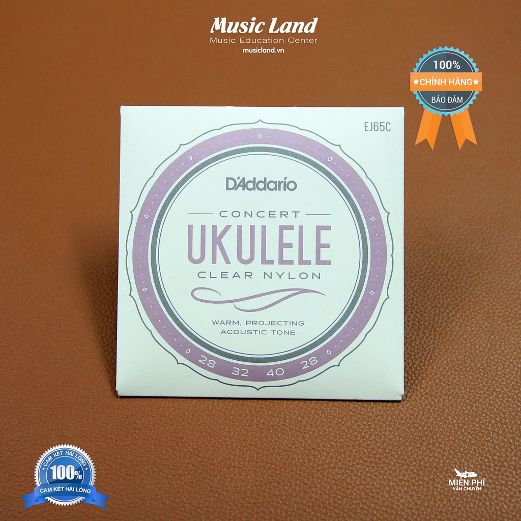 Dây Đàn Ukulele D’Addario EJ65C – Chính Hãng