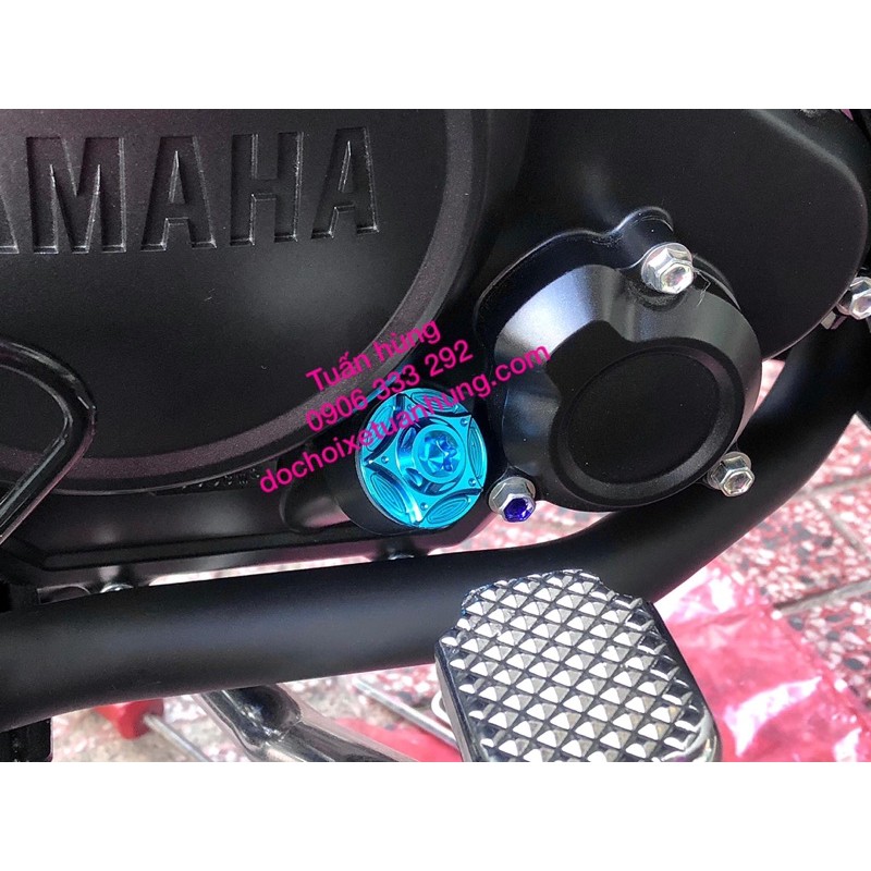 Ốc nắp nhớt titan xe máy  - ốc nhớt xe máy titan 7 màu - đồ chơi xe ex155