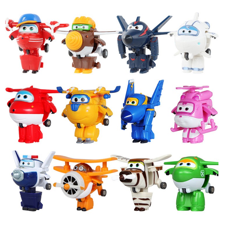 Đồ chơi super wings mini mô hình 1 nhân vật Paul Jet Jerome Dizzy Donnie Albert Chase Astra Flip Todd Bello Mira