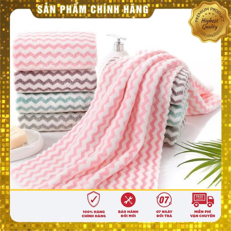 Khăn mặt lông mịn xuất Hàn 30x50cm - Khăn mịn lau mặt cao cấp Hàn Quốc