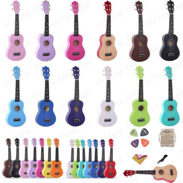 Đờn Ukulele Soprano Gỗ 21 inch Giá Rẻ