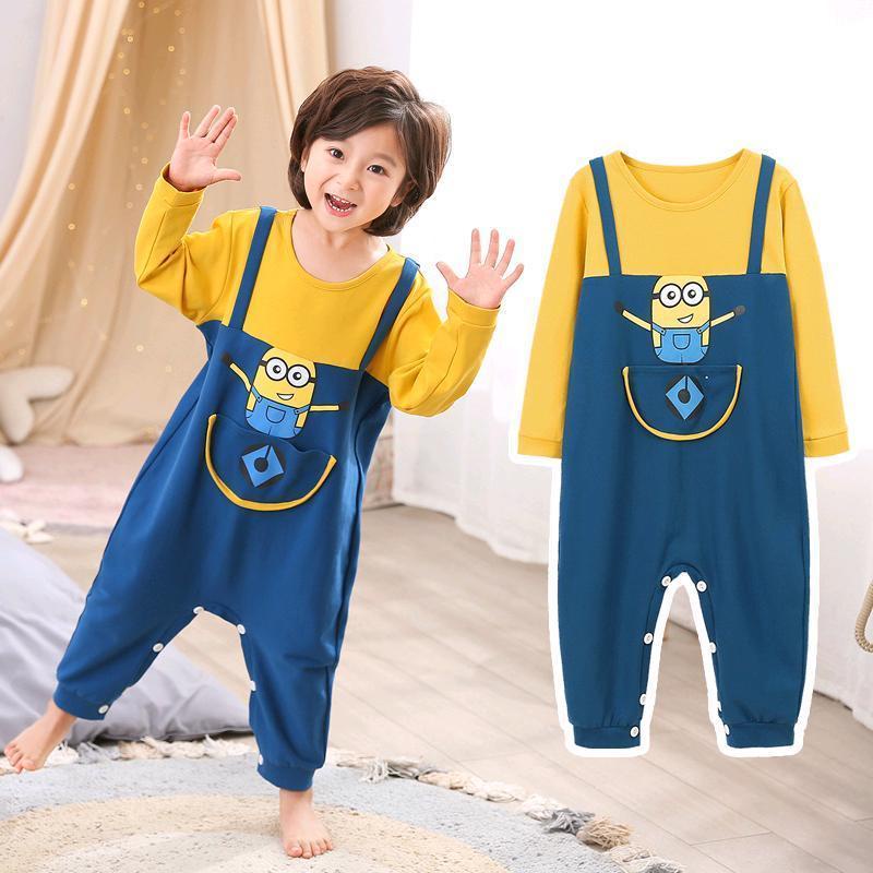 Túi Ngủ Thu Đông. Đồ Ngủ Liền Thân Tay Dài Chất Liệu cotton Thời Trang Xuân Thu Dành Cho Bé