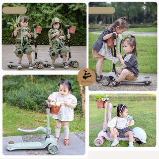 Xe scooter chòi chân cho bé bila kids từ 1-14 tuổi, có ghế, tay đẩy - ảnh sản phẩm 5