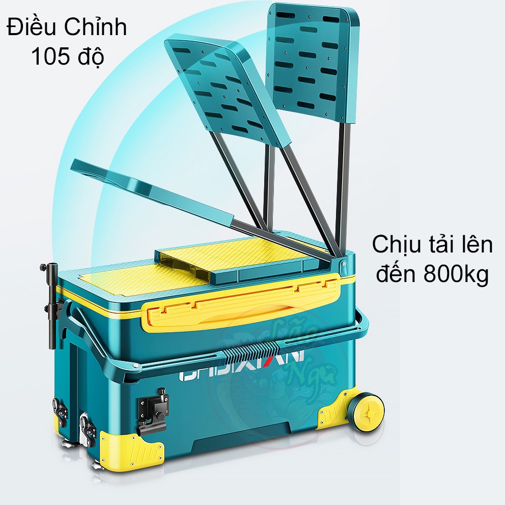 Thùng Câu Đài CHIXUAN Đa Năng Thể Tích 36 lít Cao Cấp giữ nhiệt cực tốt, thách thức mọi địa hình khi đi câu