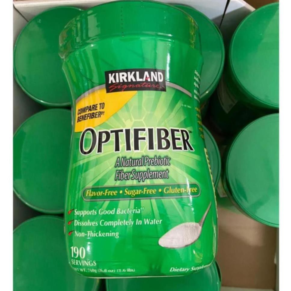 Bột Chất Xơ hoà tan Kirkland OPTIFIBER 760g| Siêu Thị Mới