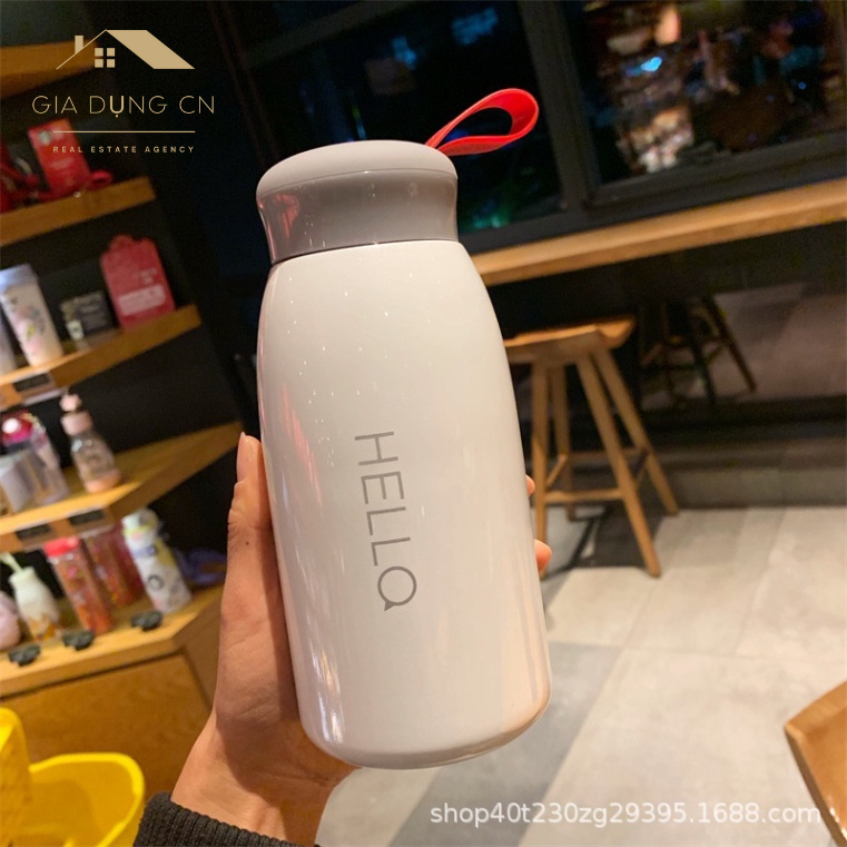 Cốc giữ nhiệt HELLO 520ml, chất lượng cao ruột inox 304 Giữ nhiệt 6-8 tiếng - CN13
