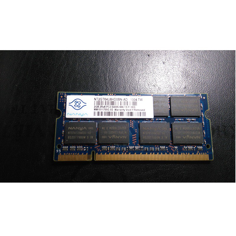 Ram laptop DDR2 2GB bus 800, chính hãng, bảo hành 1 năm