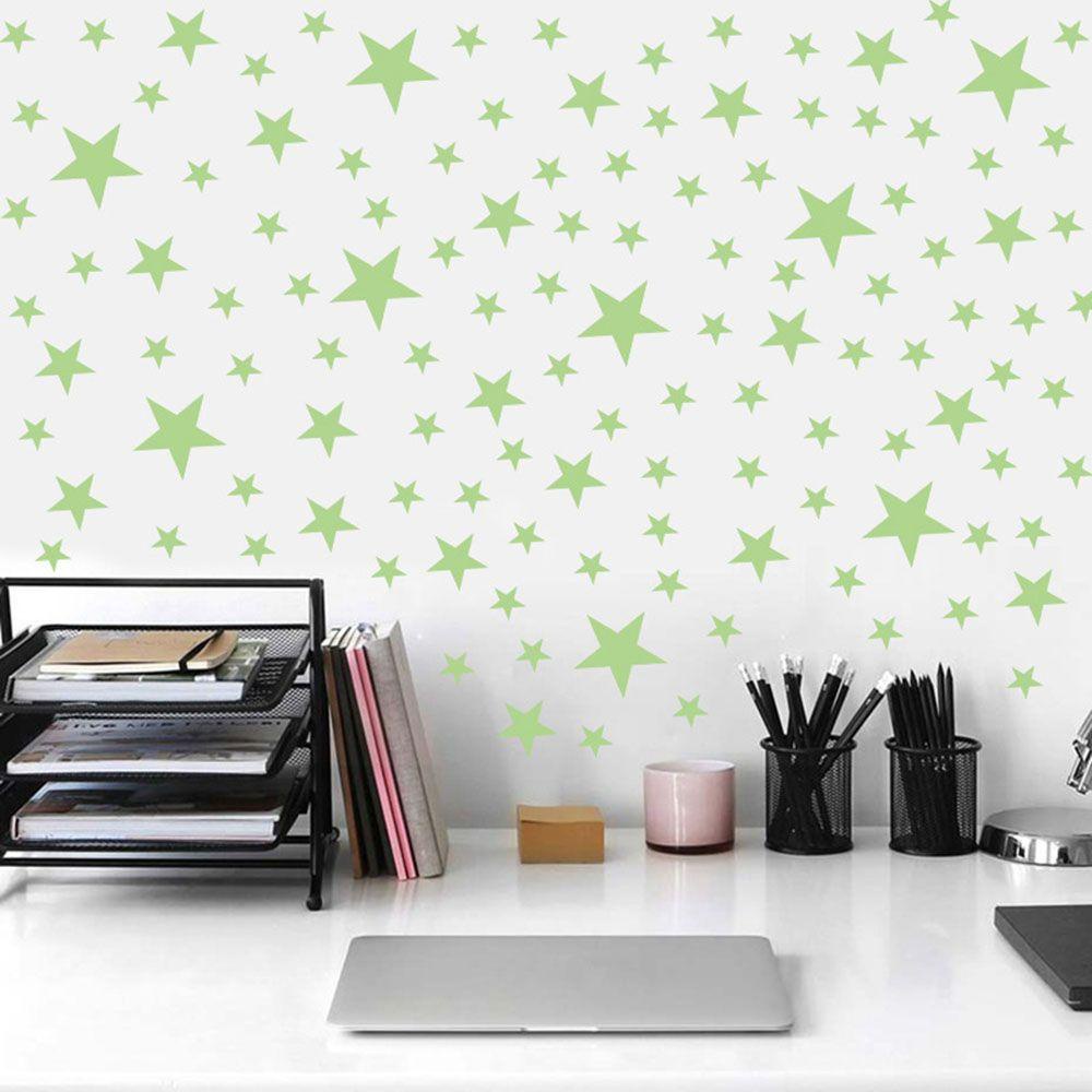 Giấy Dán Tường Dạ Quang Phát Sáng Trong Tối Trang Trí Phòng Ngủ Cho Bé