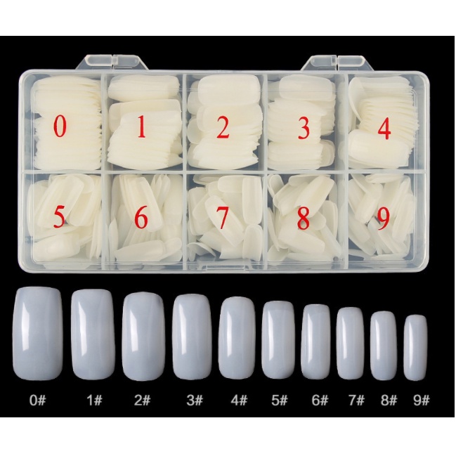 Móng úp chân dài , móng úp form thẳng dài