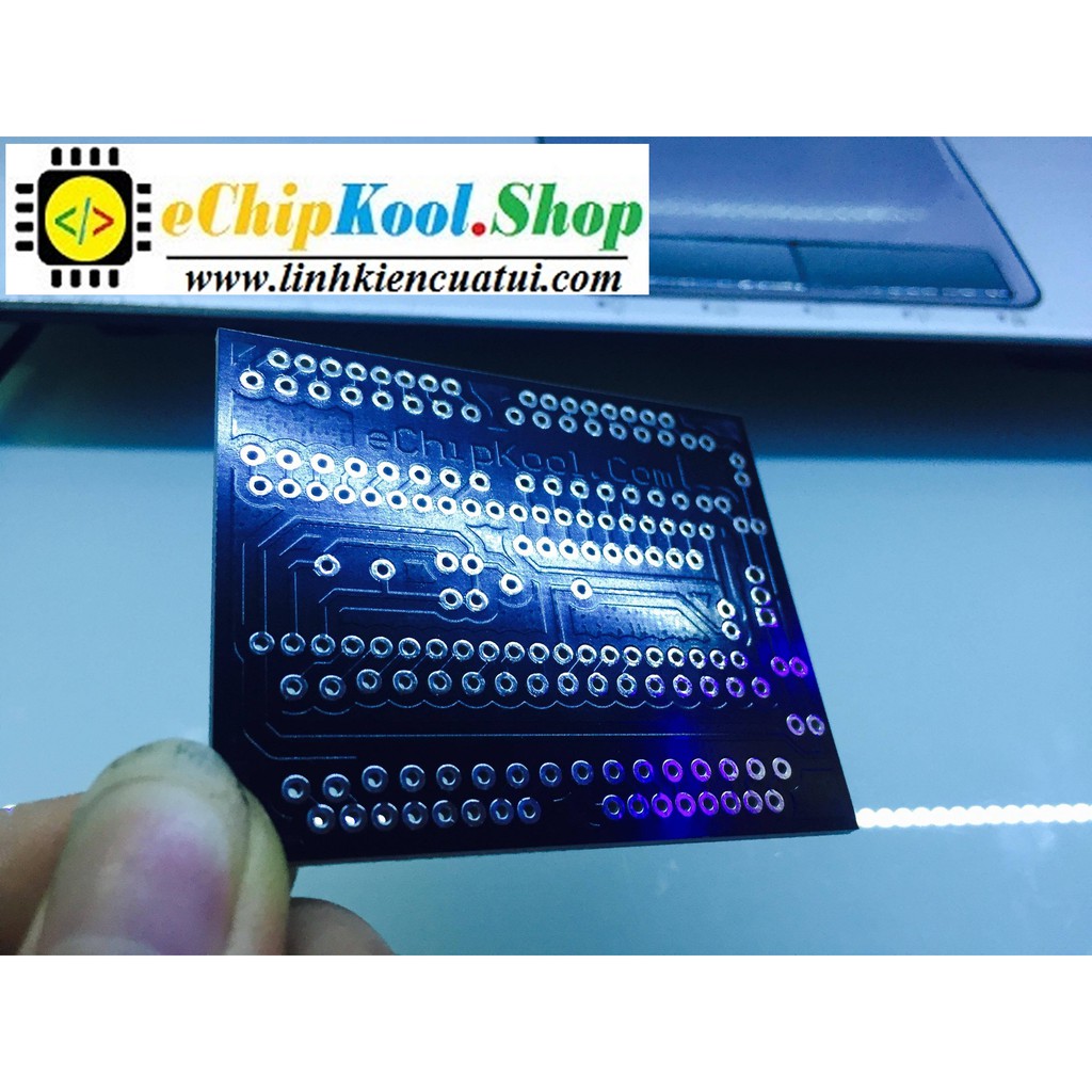 PCB mạch in đèn trái tim 32 led - Trái tim đôi