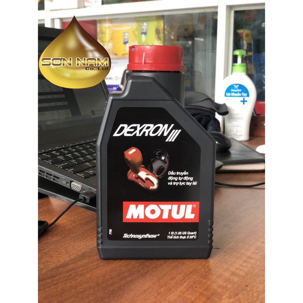 Nhớt Hộp Số Tự Động Trợ Lực Tay Lái Motul Dexron III 1Lit