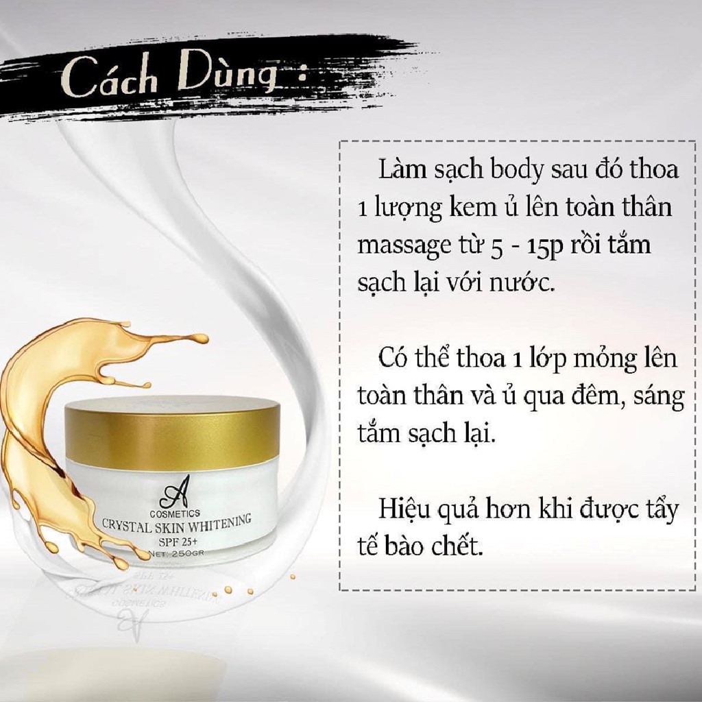 Ủ Trắng Pha Lê Tinh Thể Nước Acosmetics | BigBuy360 - bigbuy360.vn