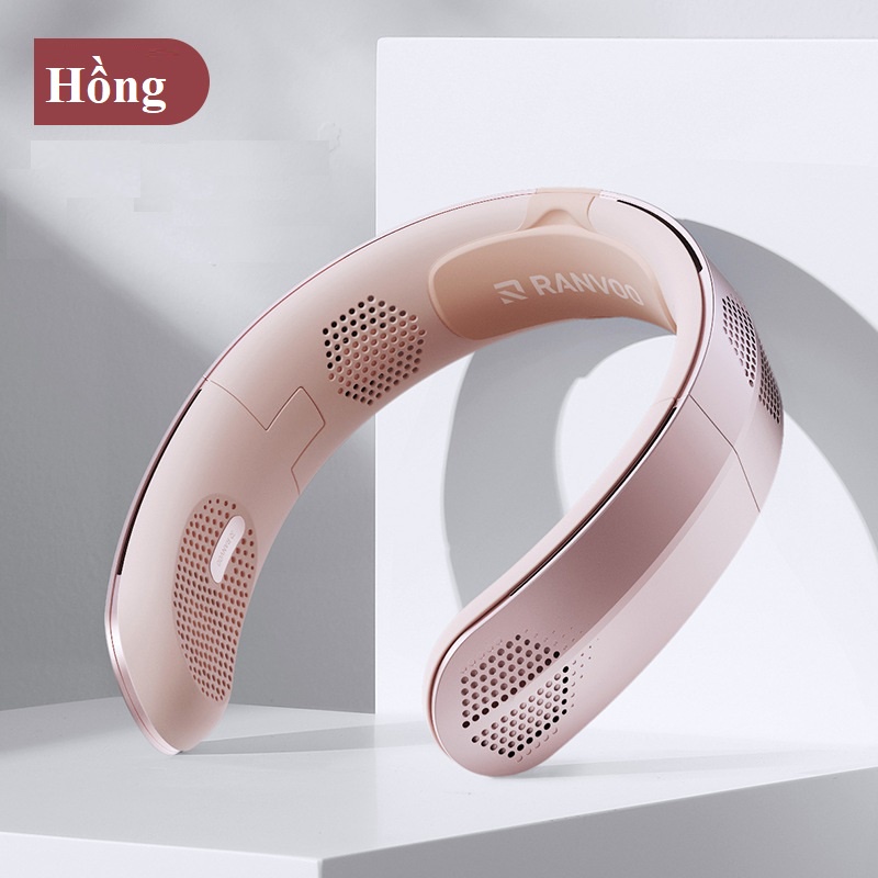 Quạt đeo cổ điều hòa không khí cao cấp thế hệ mới, quạt treo cổ mini mát lạnh dùng khi tập thể dục, dã ngoại