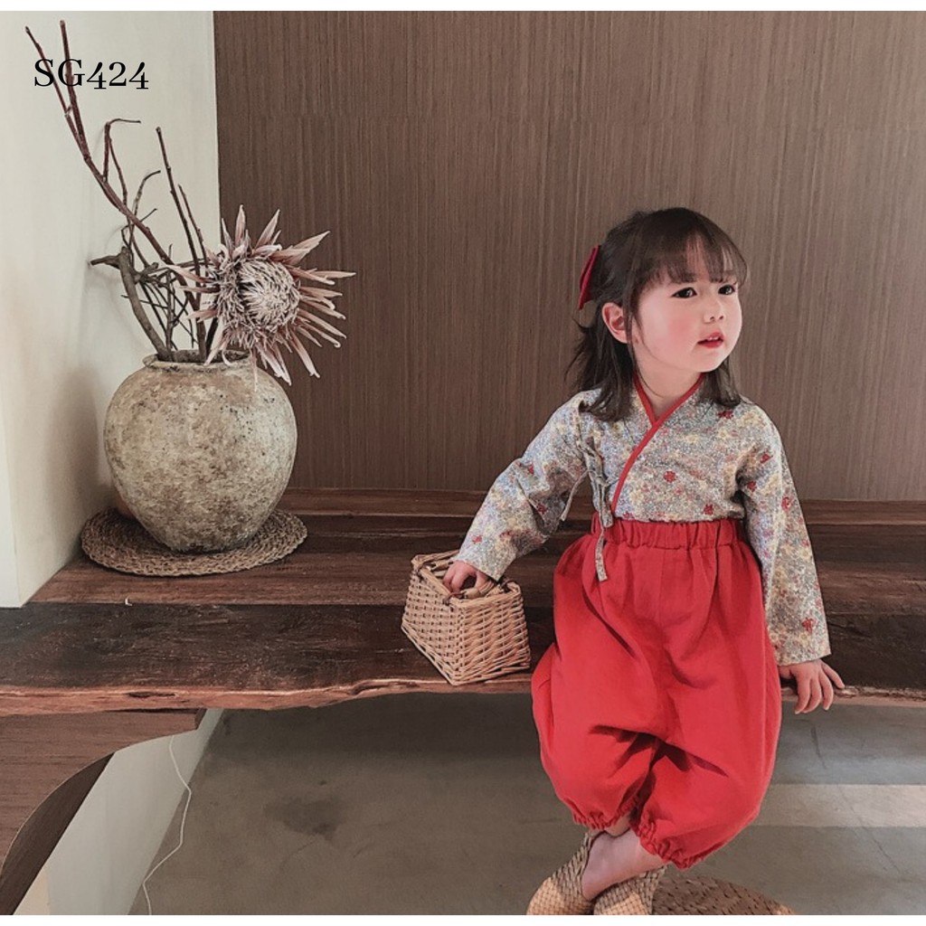 Set KIMONO trẻ em phong cách Hàn Quốc_ SG424
