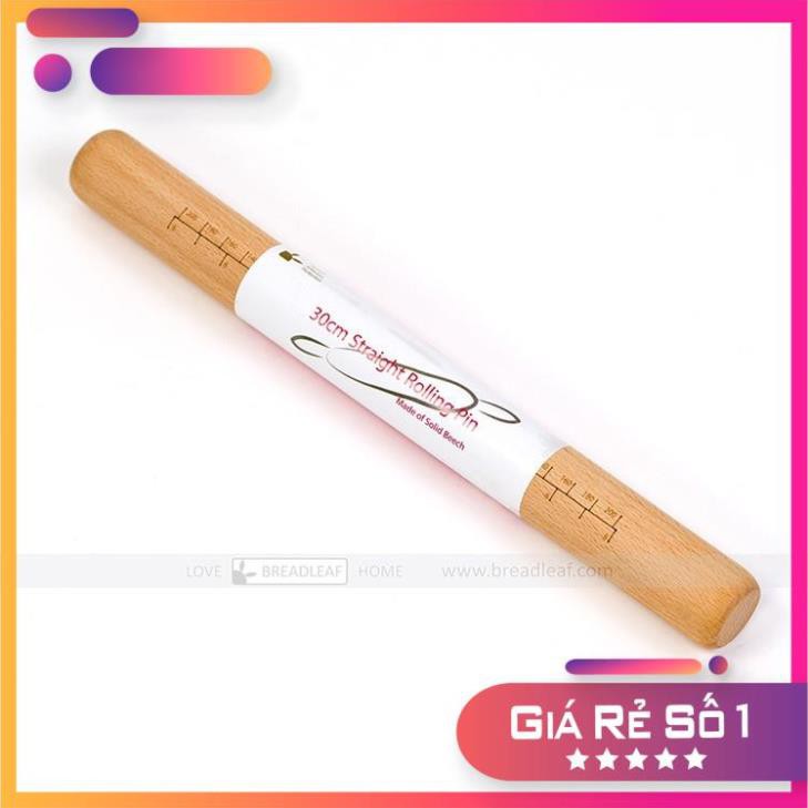 Cán Lăn Bột Gỗ 30cm Breadleaf
