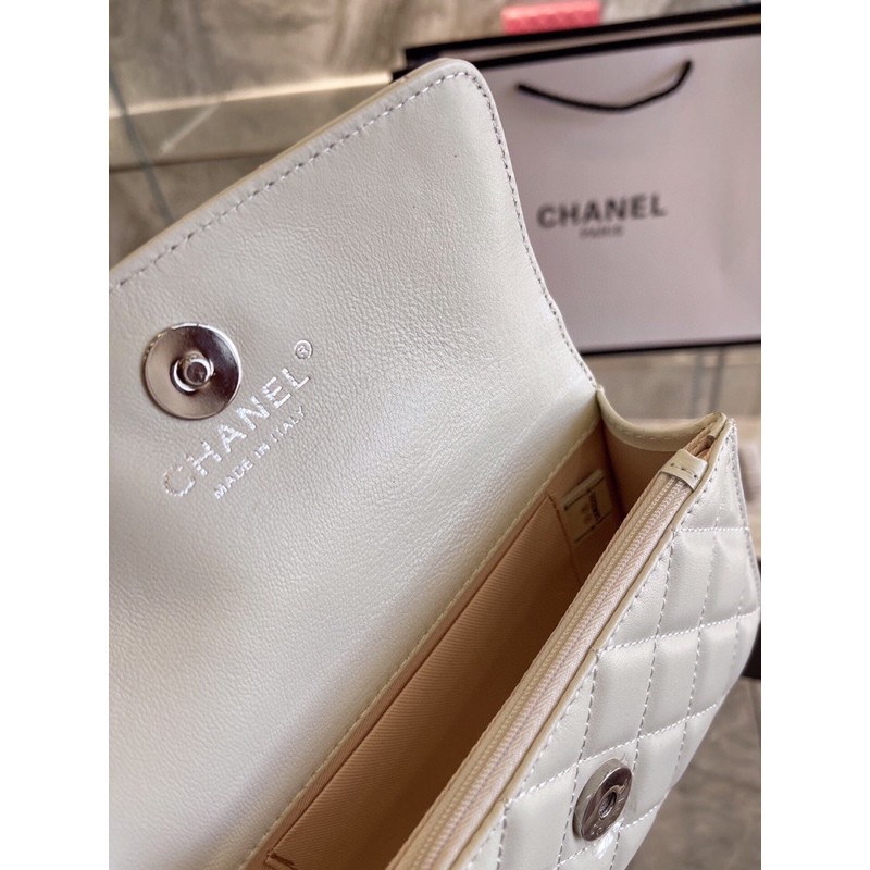 Túi Chánel chất da thật sz 17 Hàng Supper order trung