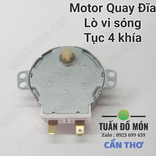 [Mã ELMS10 giảm 6% đơn 50K] Motor quay đĩa lò vi sóng Sharp ( đầu trục 4 khía ) phụ kiện phụ tùng linh kiện chính hãng