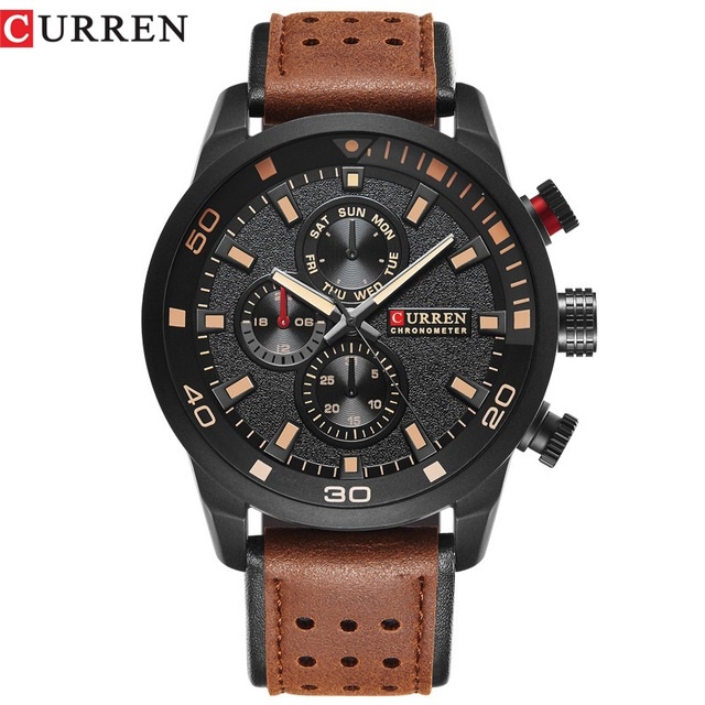 Đồng hồ quartz CURREN 8250X dành cho nam phong cách thời trang thể thao quân đội doanh nhân thích hợp làm quà tặng