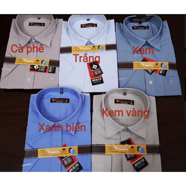 Sơ mi đủ màu nam  Có bigsize