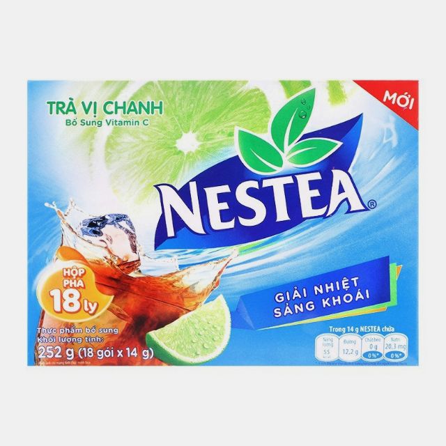 TRÀ CHANH NESTEA -HỘP 18 gói HSD 1/3/2020