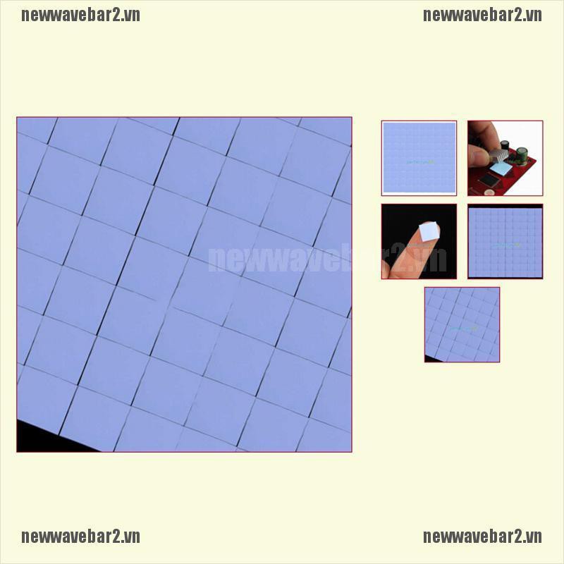 Bộ 100 Miếng Tản Nhiệt Bằng Silicon Kích Thước 10x10x1mm