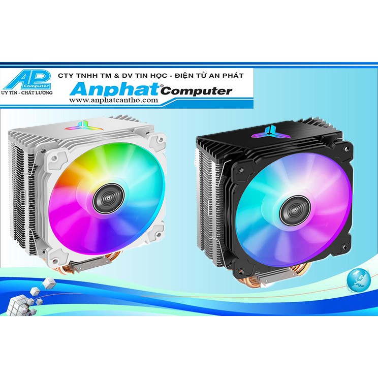 Quạt tản nhiệt CPU Jonsbo CR-1000 White/Black - Hỗ trợ CPU AMD & Intel - Bảo hành 3 tháng