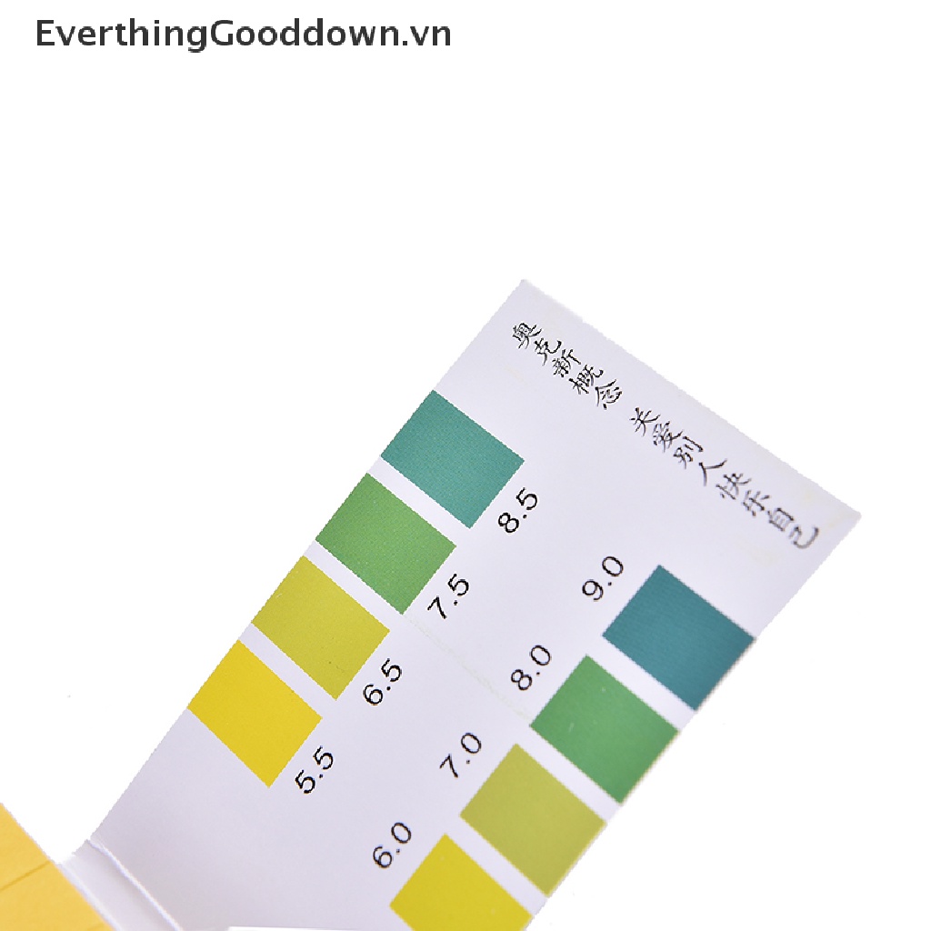 Everthinggood Bộ 80 Tờ Giấy Kiểm Tra PH Litmus Nước Tiểu Axit Alkaline Hữu Ích