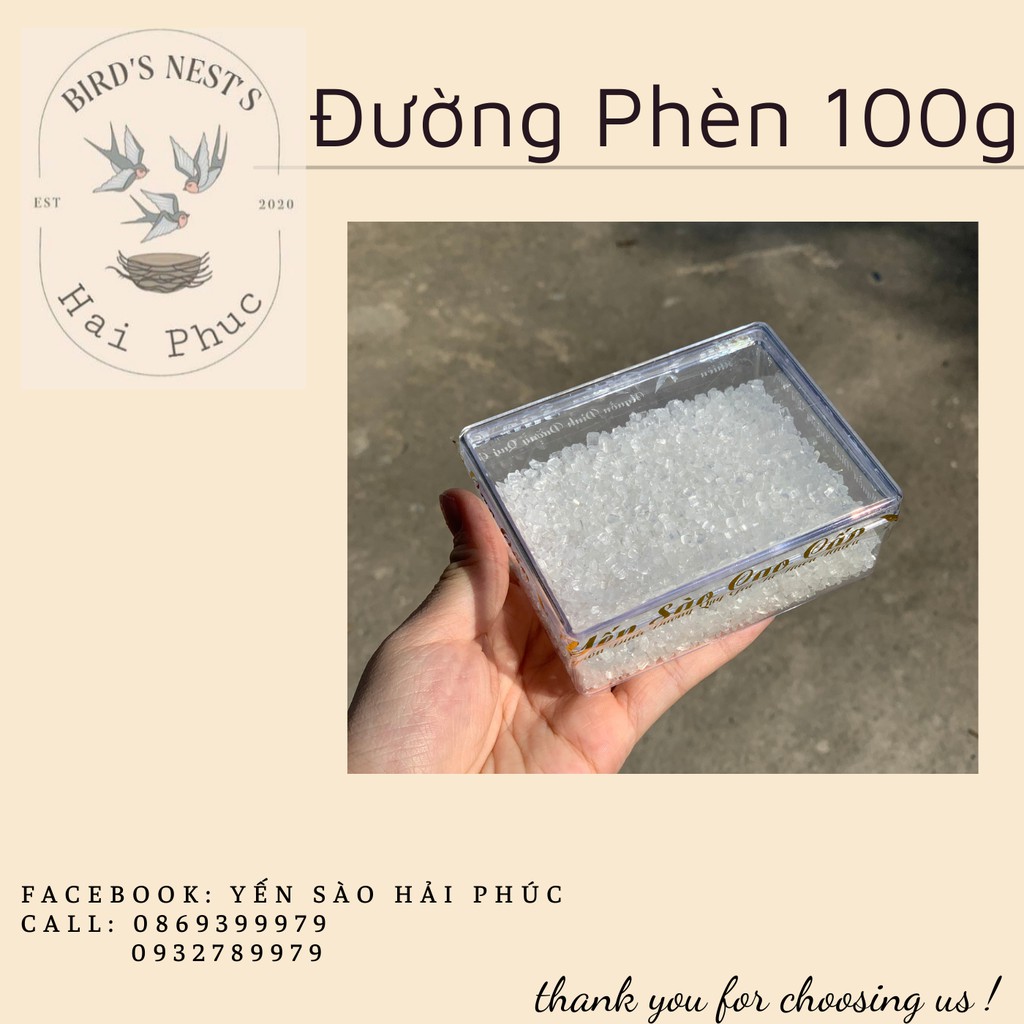 Đường phèn Biên Hòa 100gram < GIÁ HỦY DIỆT>