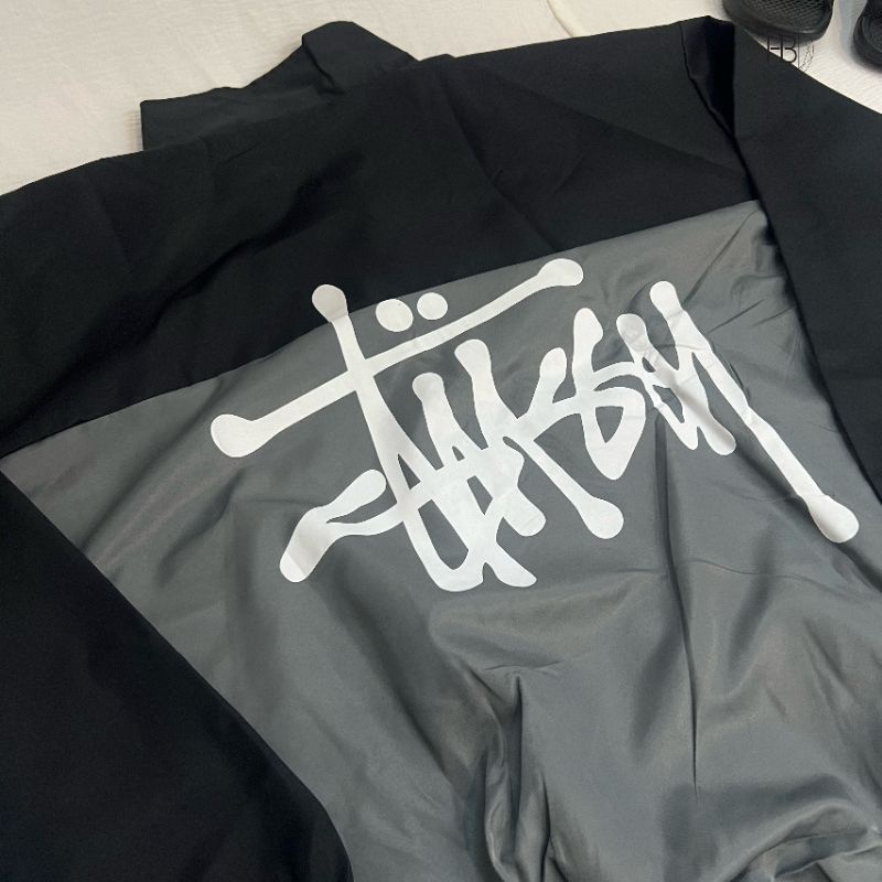Áo Jacket Stussy logo thêu màu mới