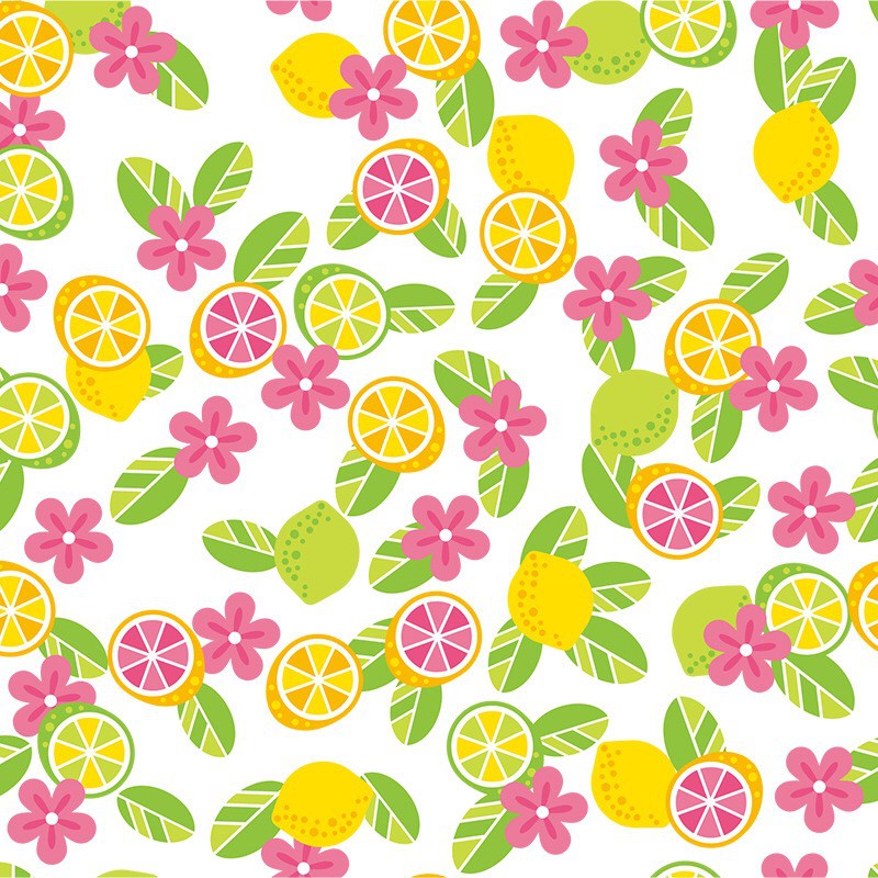 Decal dánh kính Cao Cấp - Hoa Lá Chanh