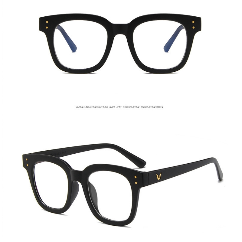 Eyeglasses Square Frame INS Computer Glasses Men Retro