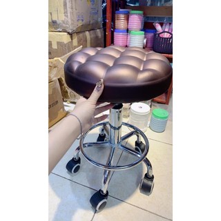 [Siêu Rẻ] Ghế Xoay Nâng Cao Thấp Chuẩn Spa, xoay 360* Có Đệm Siêu Êm