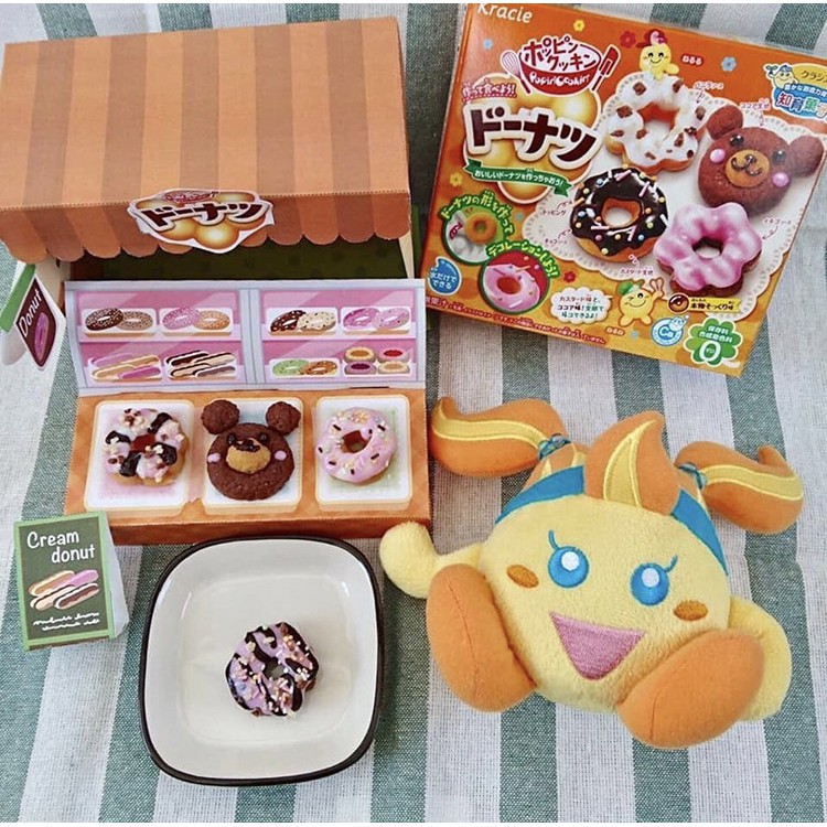 Kẹo đồ chơi Popin Cookin Donuts - Bộ làm bánh Donut NoBrand