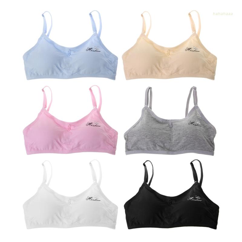 Áo lót vải cotton In Chữ Tập Thể Thao/Yoga Dành Cho Bé Gái Tuổi Teen