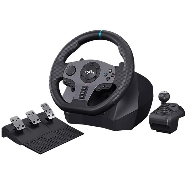 Vô lăng chơi game 900 độ kèm số sàn PXN V9 kèm chế độ rung dùng cho PC/PS3/PS4/Xbox one/Nintendo switch