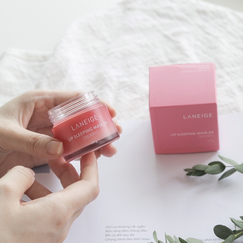 Mặt nạ ngủ dưỡng môi hồng Laneige Lip Sleeping Mask Berry