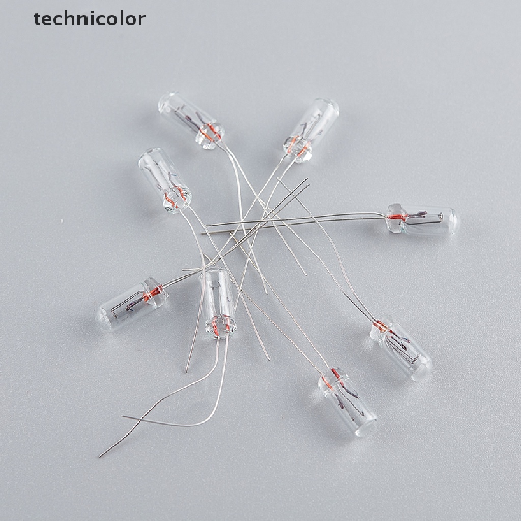 10 Bóng Đèn Sợi Đốt Mini 3 / 4 / 5mm 3 / 6 / 12 / 24V