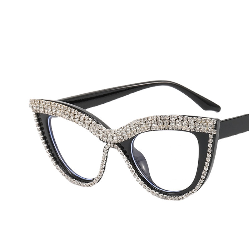 (JIUERBA) Kính Mát Đính Kim Cương Thời Trang Phương Tây Cho Bữa Tiệc