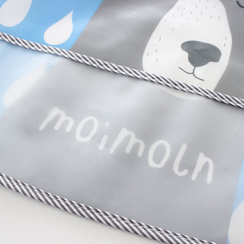 Set 7 Yếm Ăn Bằng Eva Chống Thấm Nước Họa Tiết Hoạt Hình Cho Bé