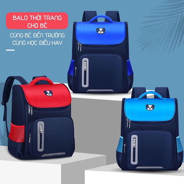 Balo học sinh SM BABY chống gù lưng cao cấp BL02