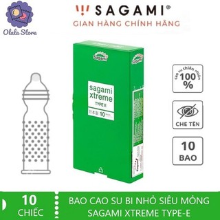 BAO CAO SU BI CHẤM VÒNG THẮT SAGAMI XTREME TYPE E TẠO CẢM GIÁC TƯƠI MỚI - HÀNG CHÍNH HÃNG HỘP 10 CÁI