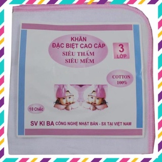 Khăn xô sữa cho bé 2 lớp, 3 lớp, 4 lớp