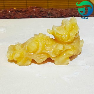 Tỳ hưu ngọc hoàng long bằng đá cầu tài lộc phong thủy, tỳ hưu trấn trạch chiêu tài may mắn vật phẩm phong thủy