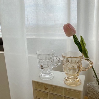 Ly Cốc Thủy Tinh Dáng Cổ Điển Retro