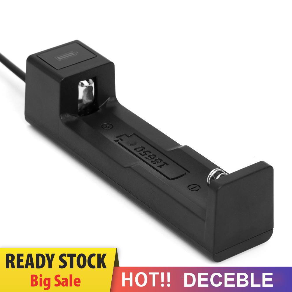 Deceble 18650 Li-ion Battery Charging Charger Portable USB Lithium Battery Charger